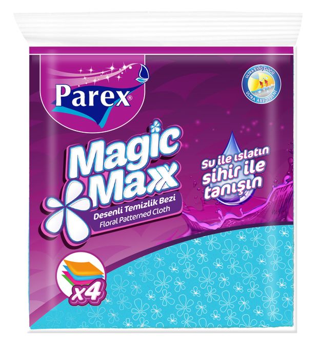 Салфетки впитывающие PAREX нетканные Magic Maxx 4 шт 190₽