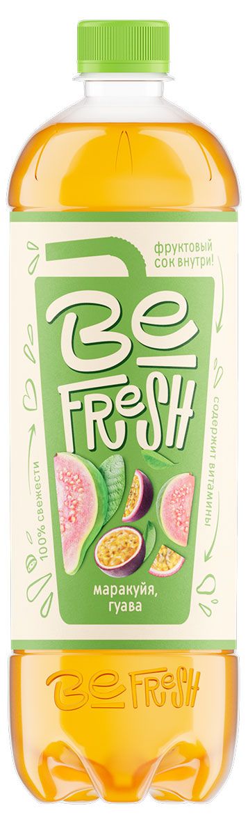 Вода, соки, напитки Напиток витаминизированный BeFresh Маракуйя-Гуава с соком негазированный, 900 мл