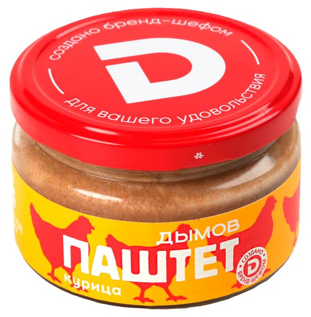 Колбасные изделия  Ашан Паштет печеночный ДЫМОВ со вкусом курицы, 200 г