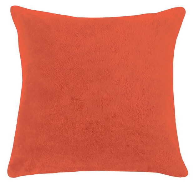 Наволочка декоративная Столица Текстиля велсофт терракот, 50х50 см