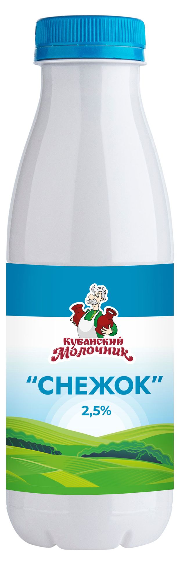 Напиток кисломолочный Снежок Кубанский Молочник охлажденный 2,5% БЗМЖ, 450 г