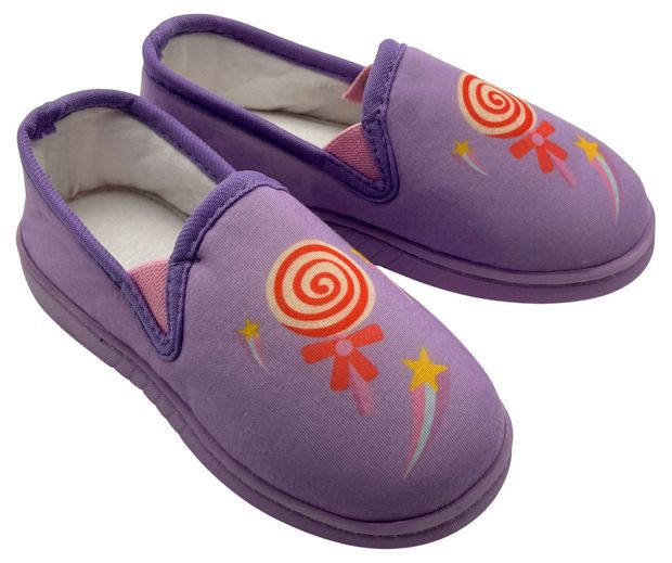 Тапочки для девочки InExtenso фиолетовые