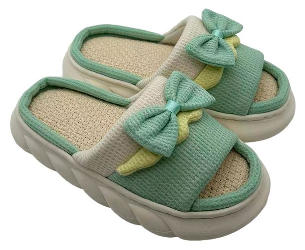 Тапочки детские InExtenso с открытым носом хаки