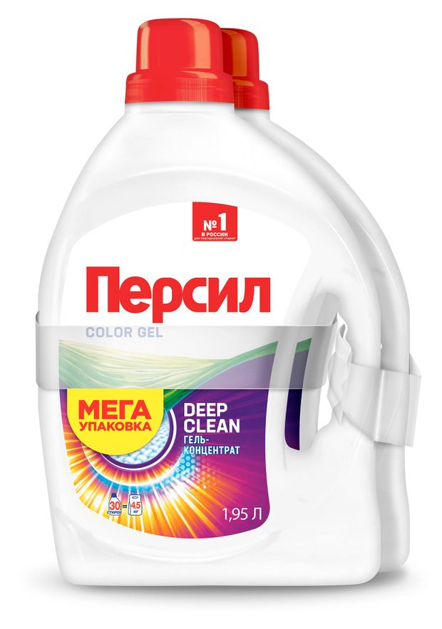 Гель для стирки Персил Color для цветного белья, 2х1,95 л (60 стирок)