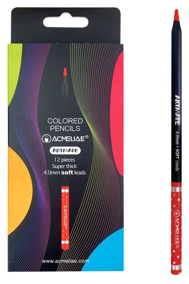 Набор цветных карандашей ACMELIAE Blackwood 12 цветов 430₽