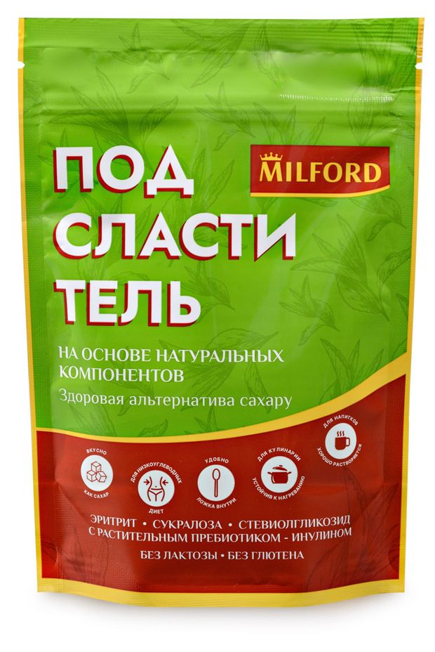 Подсластитель Milford с инулином 150 г 382₽