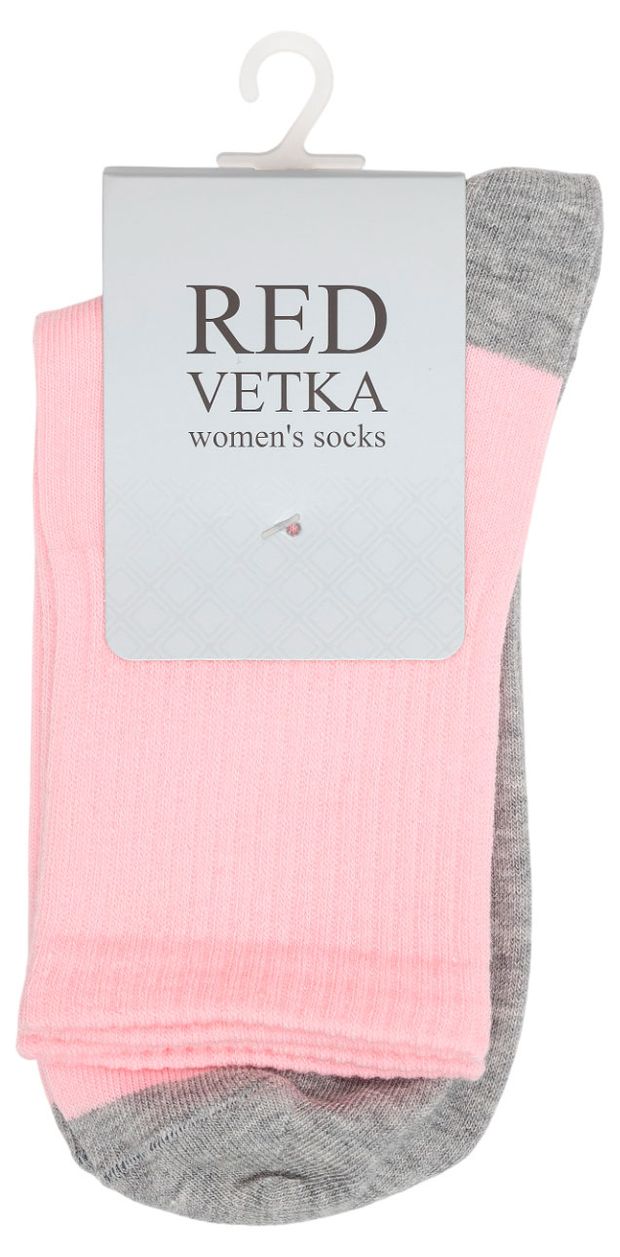 Носки женские Красная Ветка розовые, р.23-25