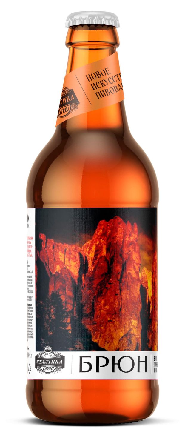 Пиво темное Балтика BrewБрюн фильтрованное, 440 мл