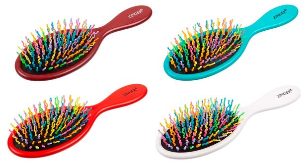 Расческа для волос Zinger массажная CH-16-2, 1 шт в ассортименте