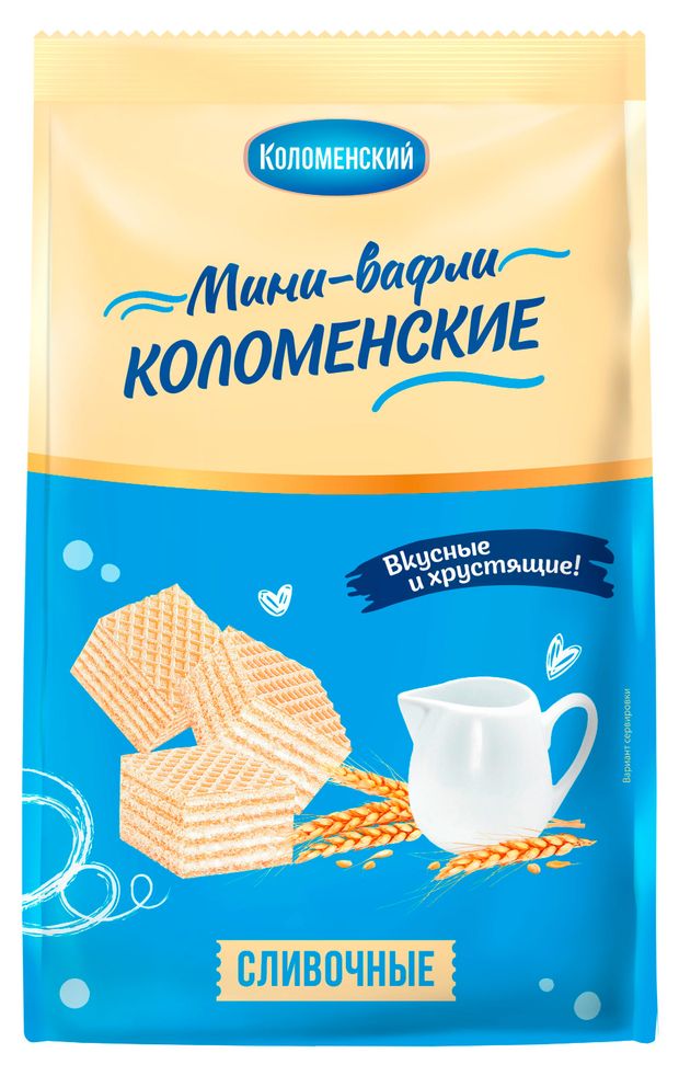 Вафли Коломенское Сливочные, 200 г