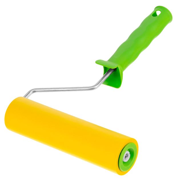 Валик прижимной Сибртех резиновый с ручкой, 180 мм