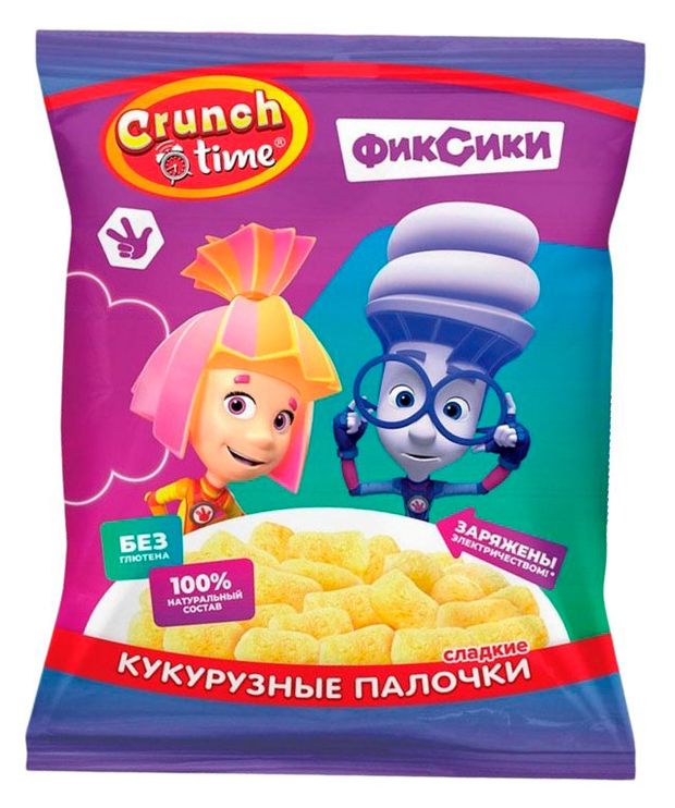 Кукурузные палочки CrunchTime Фиксики, 75 г