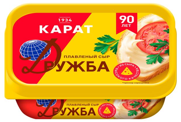 Сыр плавленый Карат Дружба 45% БЗМЖ, 200 г
