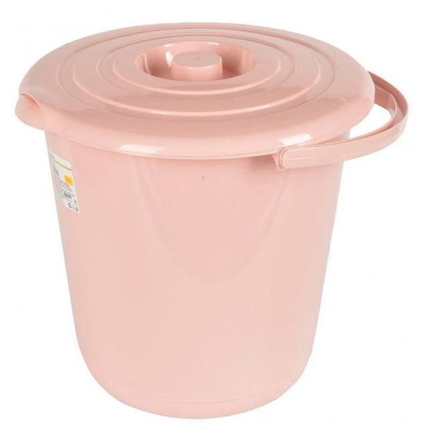Ведро с крышкой Каждый день пластиковое, 10 л