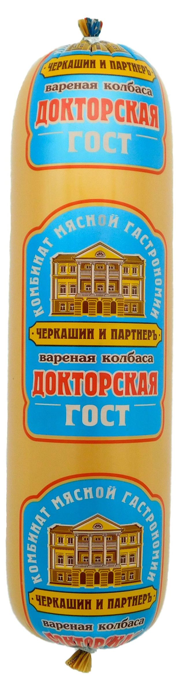 Колбаса вареная Черкашин и партнеръ Докторская, ~ 0,5 кг