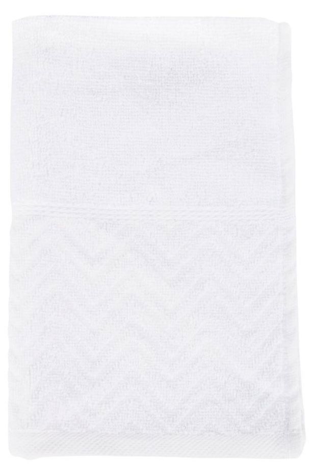 Полотенце Actuel белое, 30х50 см