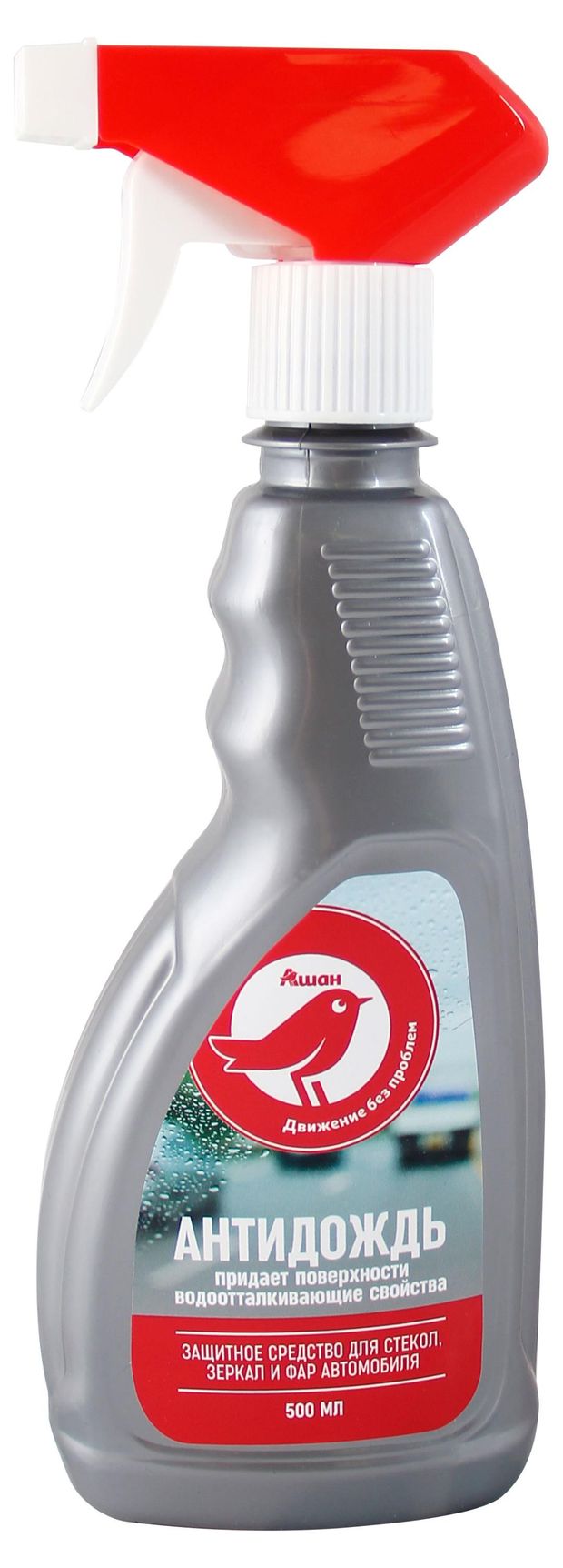 Антидождь для стекол и фар АШАН Красная птица, 500 мл