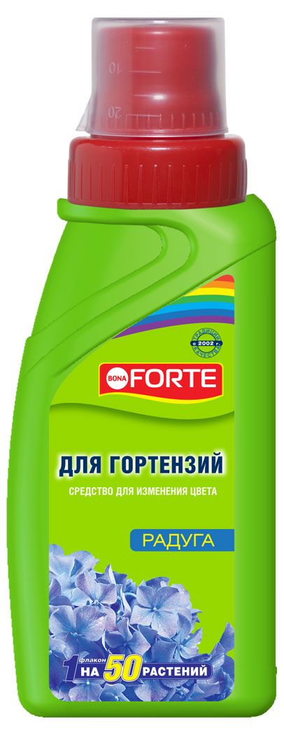 Средство для изменения цвета Bona Forte Радуга для гортензий, 285 мл