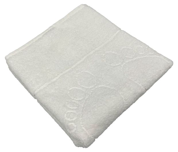 Полотенце махровое Каждый день белое, 50х70 см