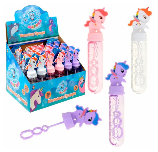 Игрушки Мыльные пузыри 1TOY Мы-шарики! с фигурной крышкой 38 мл, 1 шт в ассортименте