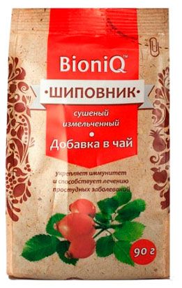 Чайный напиток BioniQ Шиповник сушеный 90 г 200₽
