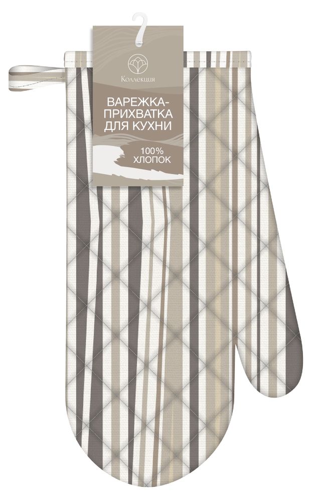 Коллекция Варежка-прихватка Коллекция 100% хлопок, 28 см