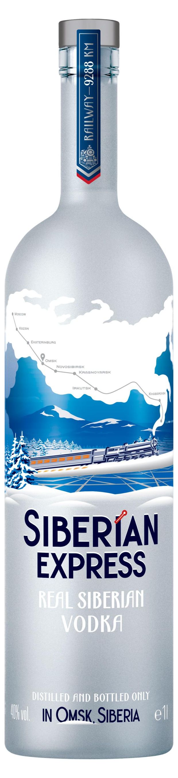 Водка Siberian Express Россия, 1 л