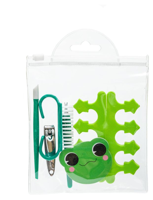 Набор для педикюра Individual Vision Лягушка, 7 предметов