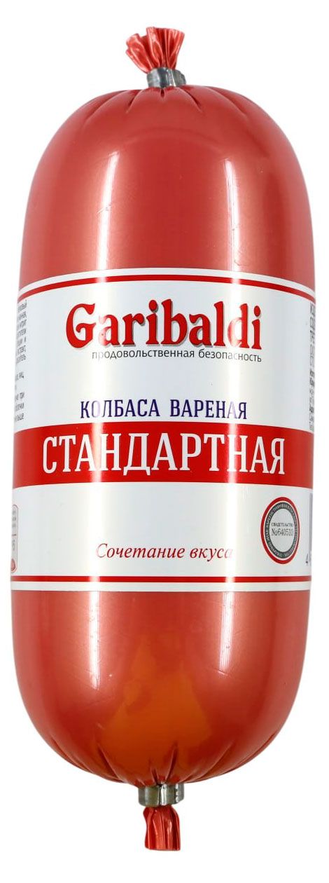 Колбаса вареная Garibaldi Стандартная из курицы и свинины, 400 г