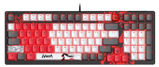 Клавиатура A4Tech Bloody S87 Naraka USB for gamer LED