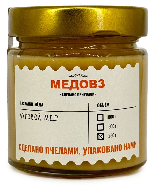 Мед Медовз башкирский луговой, 250 г