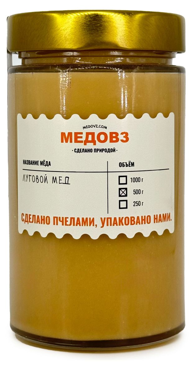 Мед Медовз башкирский луговой, 500 г
