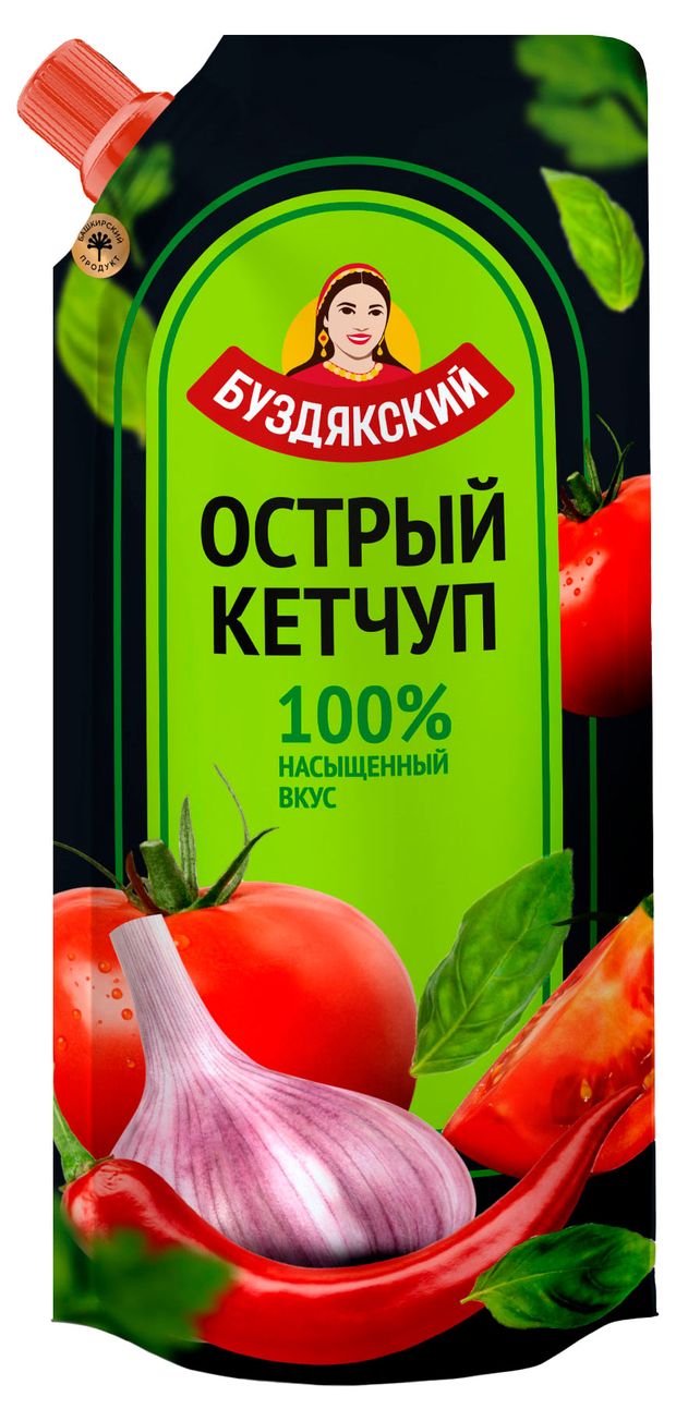 Кетчуп Буздякский Острый, 260 г