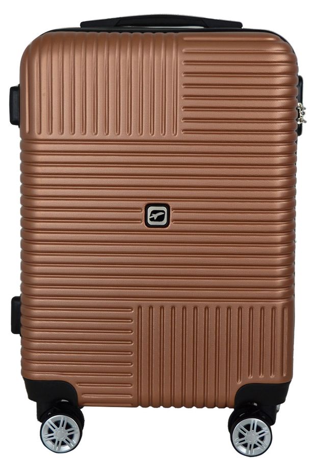 Чемодан жесткий Airport коричневый 8 колес р S 3892₽