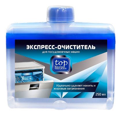Уборка и бытовая химия  Ашан Cредство для чистки посудомоечных машин Top House, 250 мл