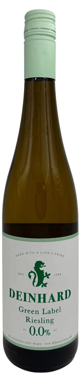 Вино безалкогольное Deinhard Green Label Riesling белое полусладкое Германия, 0,75 л