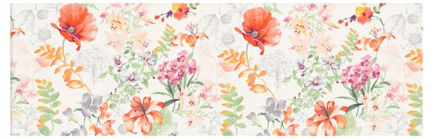Дорожка диалоговая Коллекция Цветы, 145х45 см