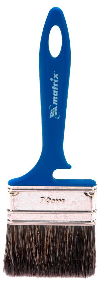 Кисть флейцевая MATRIX водные краски, 70х12 мм