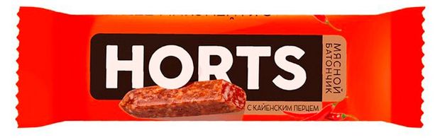 Батончик мясной сырокопченый Horts с кайенским перцем, 20 г