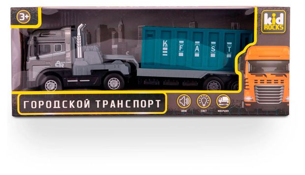 Игрушка Kid Rocks Машинка-контейнеровоз
