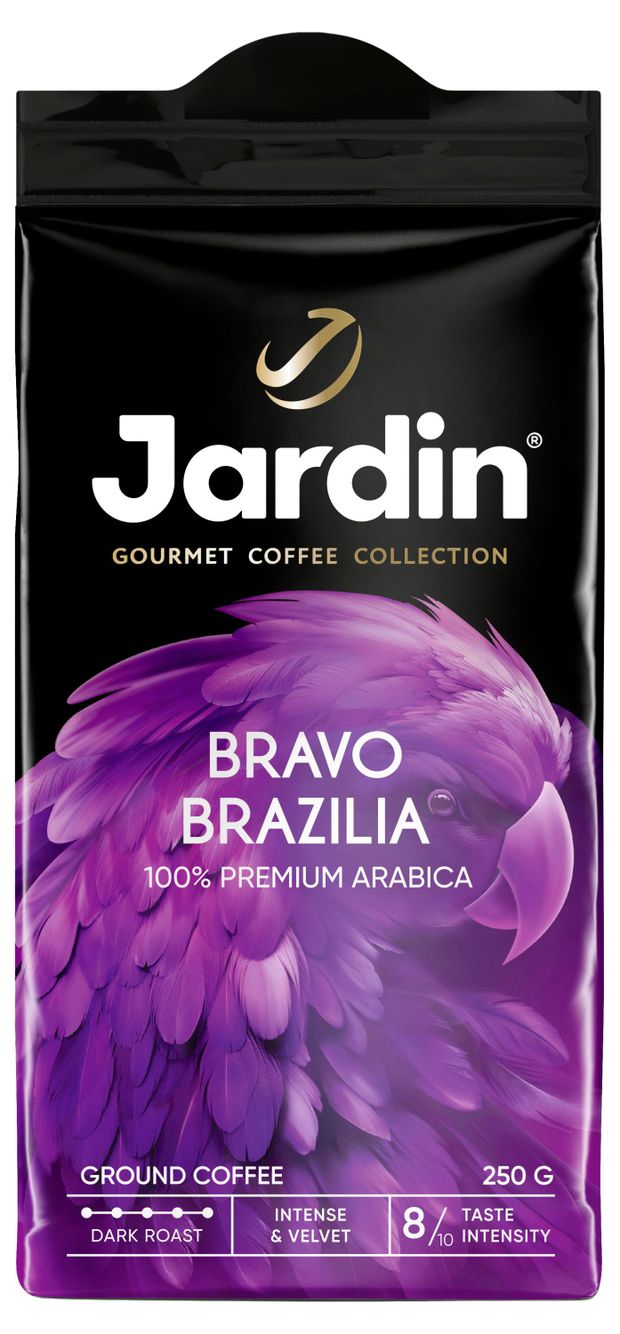   Ашан Кофе молотый Jardin Bravo Brazilia, 250 г,
