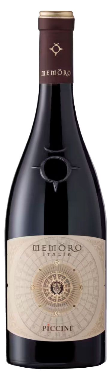 Вино Piccini MEMORO красное полусухое Италия, 0,75 л