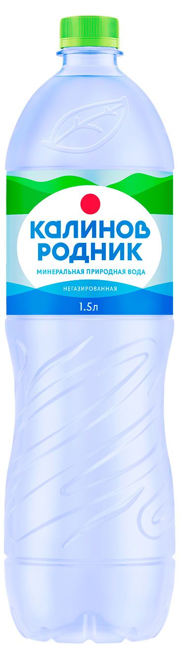 Вода, соки, напитки  Ашан Вода минеральная Калинов Родник негазированная, 1,5 л