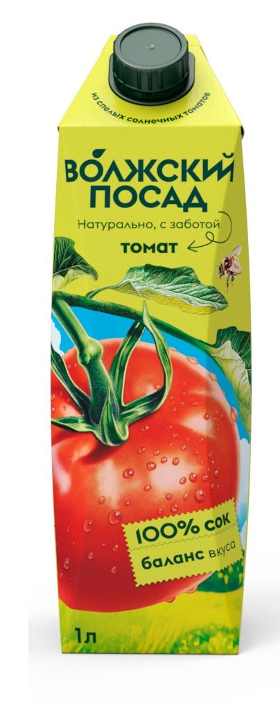Сок Волжский Посад томат, 1 л