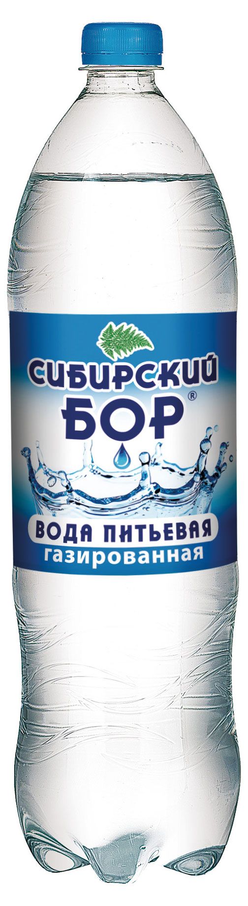 Вода питьевая Сибирский бор газированная, 1,5 л