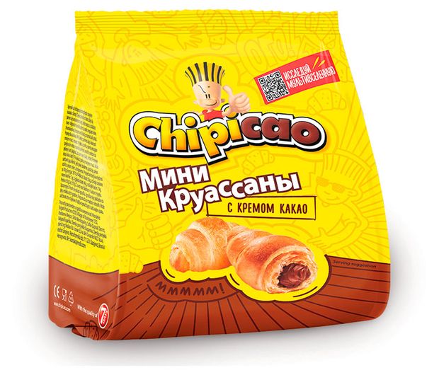 Мини-круассаны Chipicao с кремом какао, 50 г