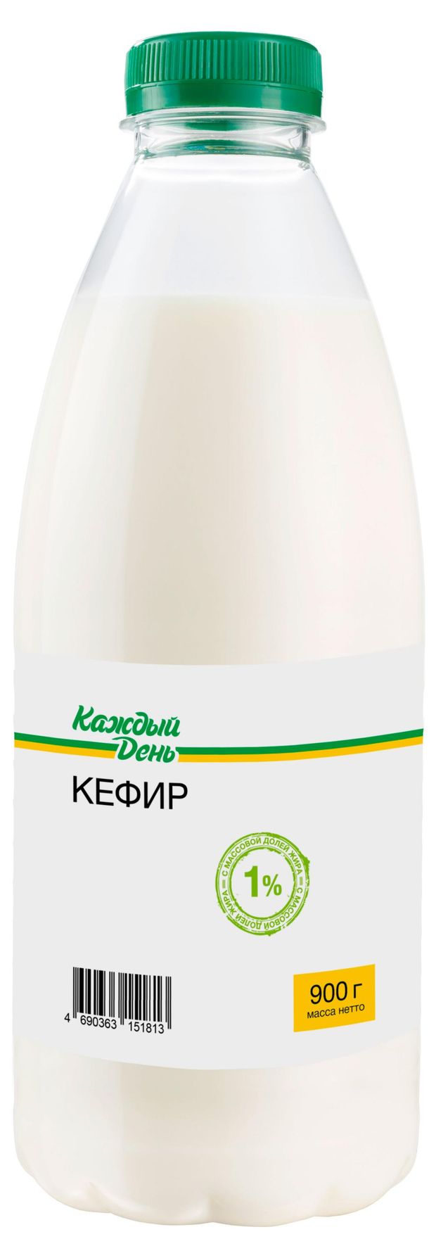 Кефир Каждый день 1% БЗМЖ, 900 г