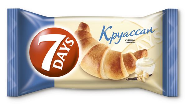 Круассан 7Days с кремом со вкусом ваниль 65 г 60₽