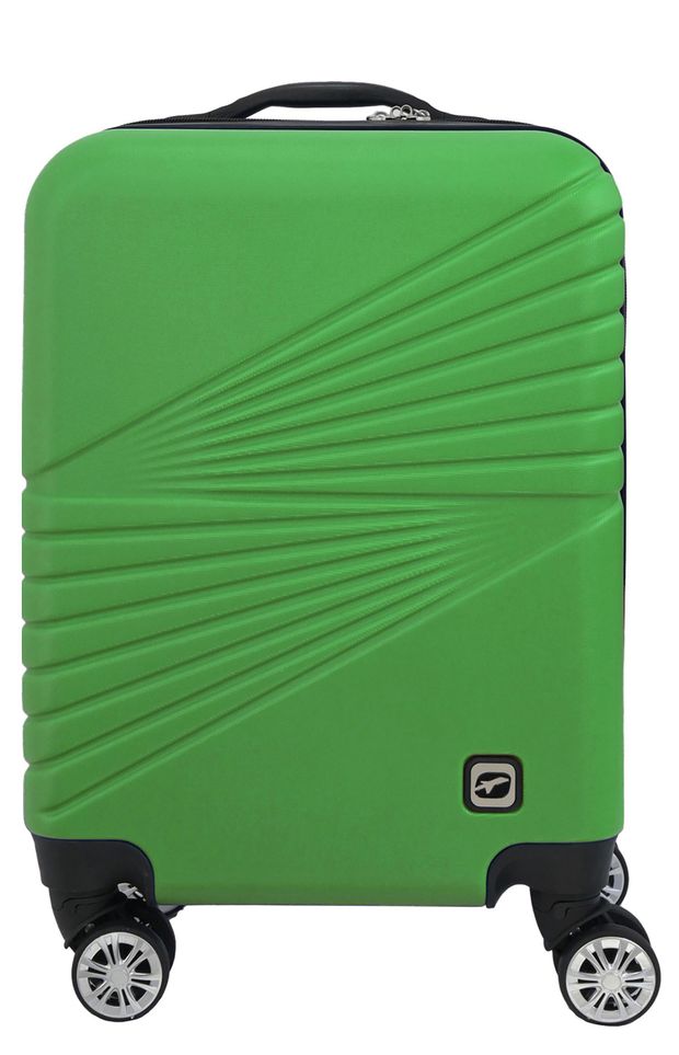 Чемодан жесткий Airport 4 колеса зеленый размер S 2617₽