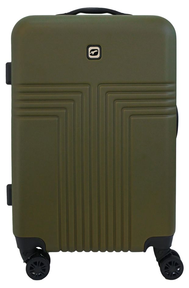 Чемодан жесткий Airport 8 колес хаки размер M 3667₽